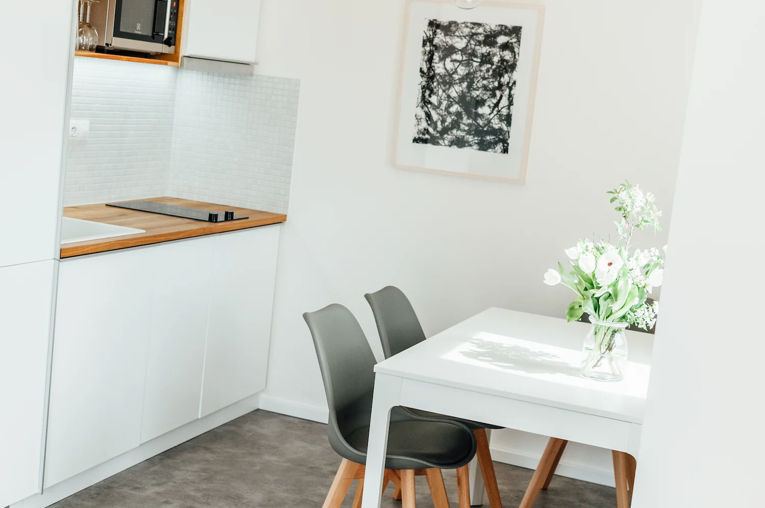 Apartmán 1 — interiér, terasa a výhledy