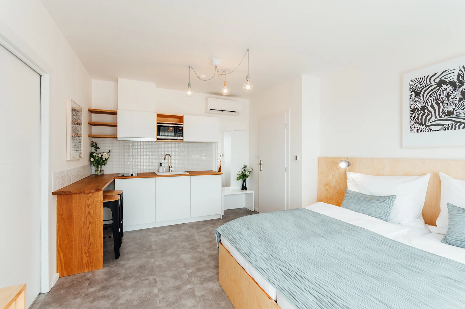 Apartmán 3 s dvojlůžkem a vlastní kuchyní