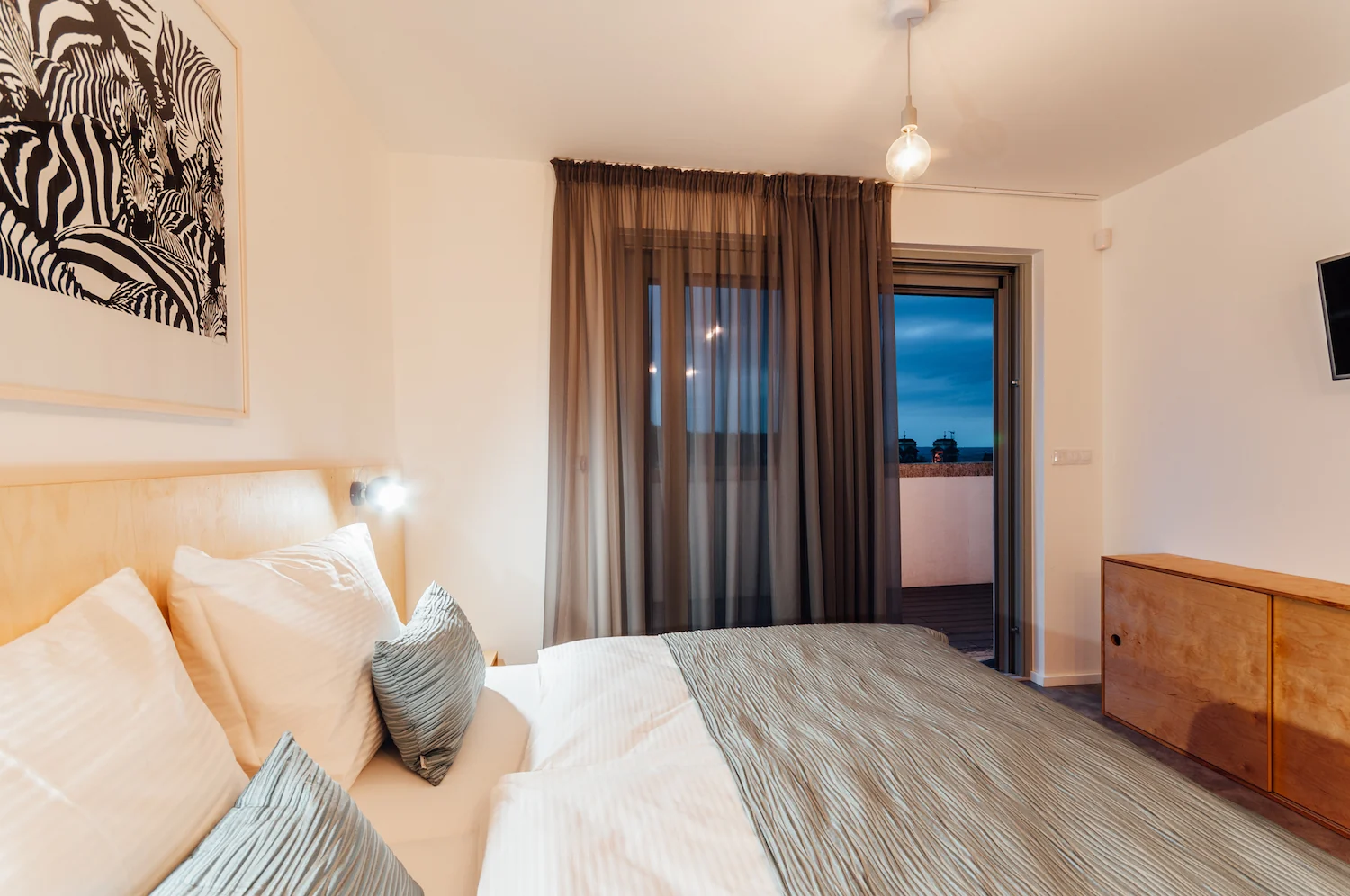 Apartmán 3 — interiér, terasa a výhledy